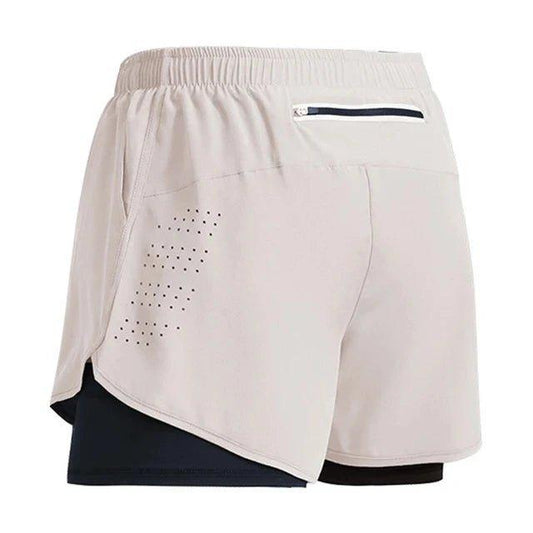 New Men Running Shorts Gym Sports Shorts 2 In 1 Quick Dry Workout Training Gym Fitness Jogging Short Pants Summer Men Shorts - MANDOTOS
