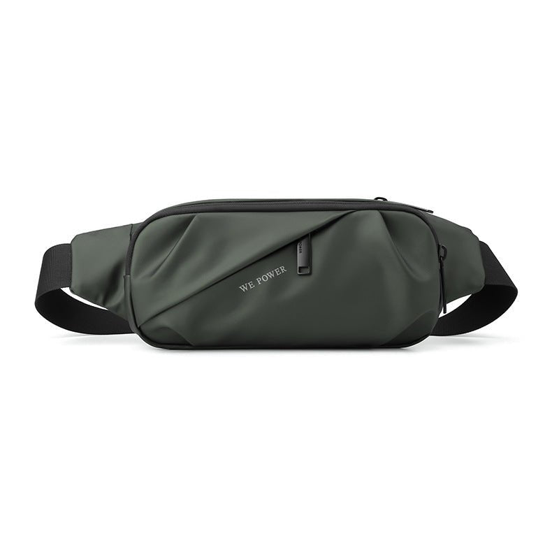 New Men's Multifunctional Waist Bag Water-repellent Casual Sports Chest Bag Outdoor Cycling Bag Fashionable Brand Crossbody Bag - MANDOTOS INTERNATIONAL