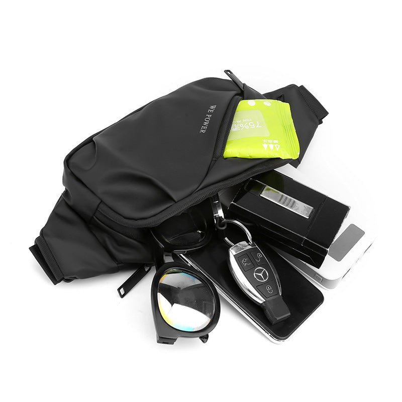 New Men's Multifunctional Waist Bag Water-repellent Casual Sports Chest Bag Outdoor Cycling Bag Fashionable Brand Crossbody Bag - MANDOTOS INTERNATIONAL