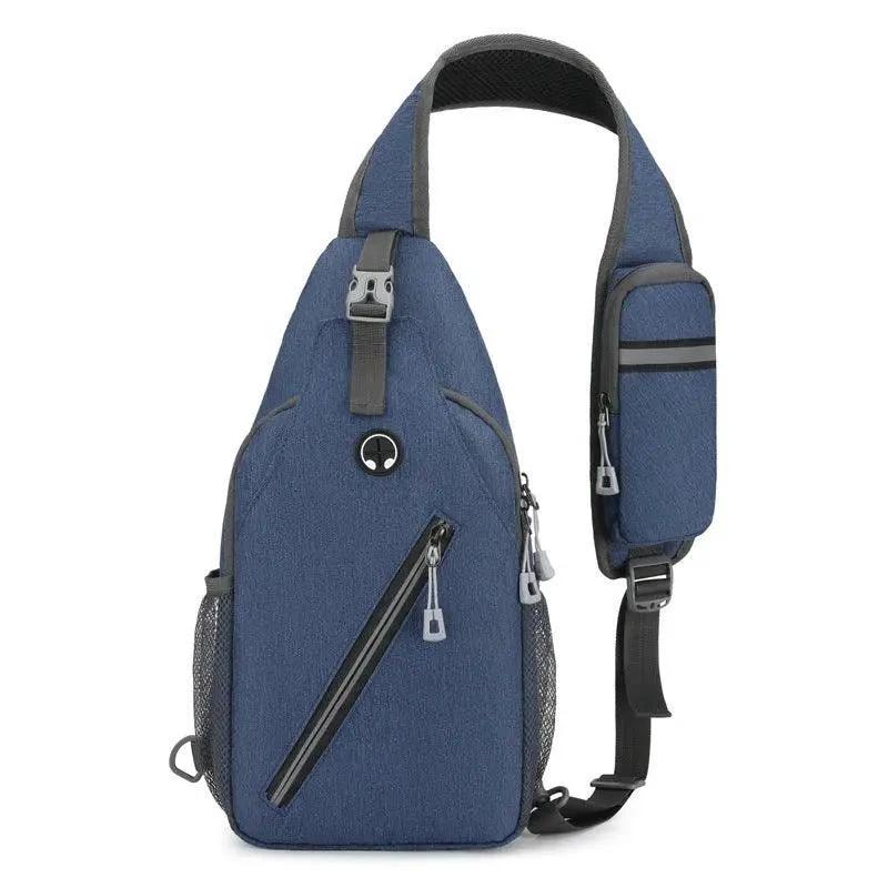 New Multifunctional Men's Shoulder Crossbody Bag Male Hard-Wearing Canvas Shoulder Messenger Bags Chest Bag - MANDOTOS