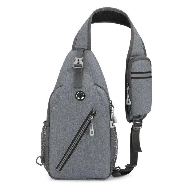 New Multifunctional Men's Shoulder Crossbody Bag Male Hard-Wearing Canvas Shoulder Messenger Bags Chest Bag - MANDOTOS