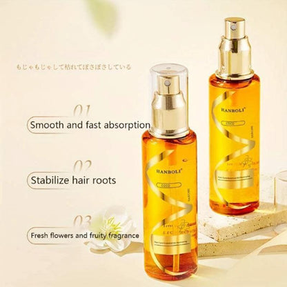 Perfume Soft Hair Care Oil - Nourishing Anti-Static Spray for Frizz-Free, Hydrated Locks - MANDOTOS