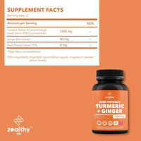Turmeric & Ginger 1200mg Advanced Joint Support - 180 Caps - MANDOTOS INTERNATIONAL