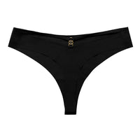 Panties Set Women Seamless Panties Sexy Low-Waist G-String Thong Ice Silk Underwear Hollow Out T-Back Solid Bandage Female Lingerie - MANDOTOS