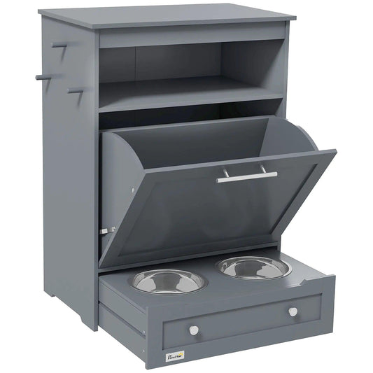 PawHut Deluxe Pet Feeding Station - MANDOTOS