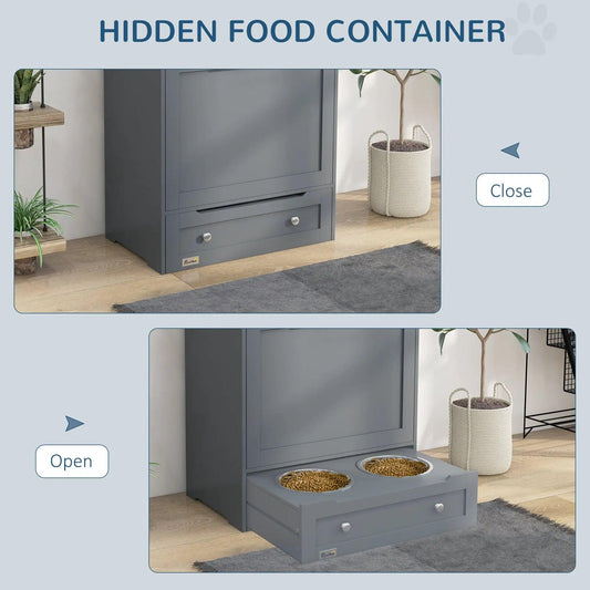 PawHut Deluxe Pet Feeding Station - MANDOTOS