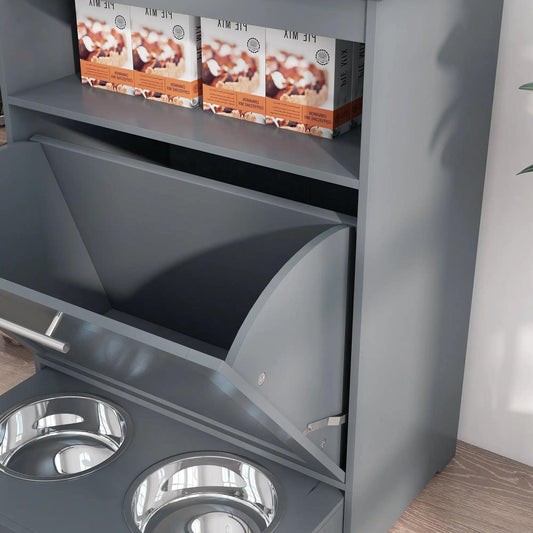 PawHut Deluxe Pet Feeding Station - MANDOTOS