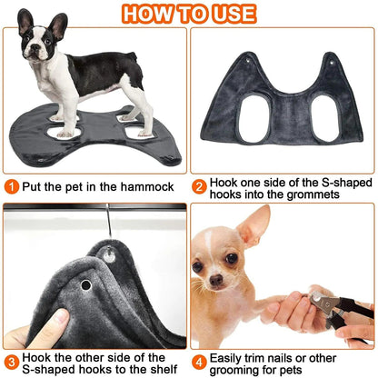 Pet Companion Grooming Hammock - MANDOTOS