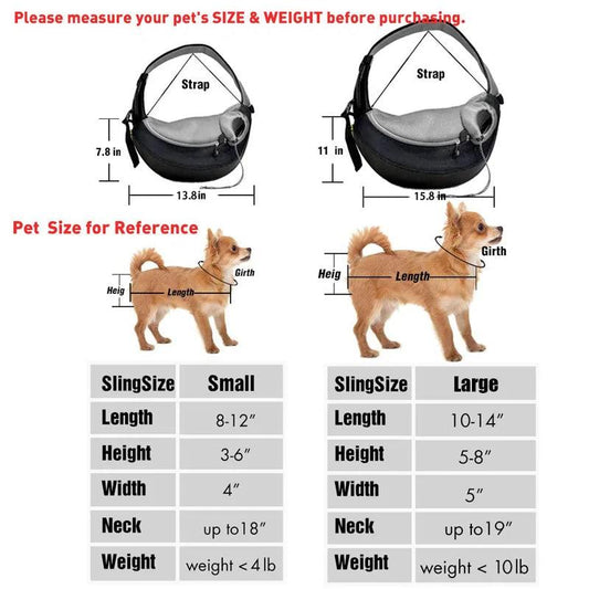 Pet Puppy Travel Shoulder Bag - MANDOTOS