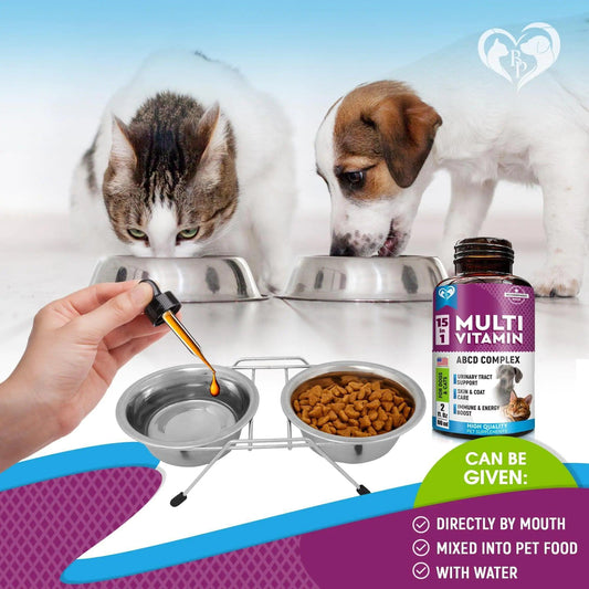 Pet Total Wellness Multivitamin Liquid with Glucosamine & Cranberry - MANDOTOS