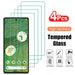 PixelGuard 4-Pack Tempered Glass Screen Protectors - 9H Impact Protection for Google Pixel 9, 8 Pro, 7, 6, 5, 4A, & More - MANDOTOS