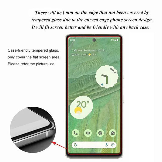 PixelGuard 4-Pack Tempered Glass Screen Protectors - 9H Impact Protection for Google Pixel 9, 8 Pro, 7, 6, 5, 4A, & More - MANDOTOS
