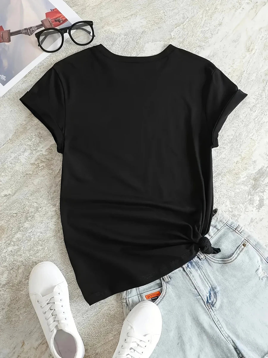 Playful Heart Print Junior Tee - Fun Design for Daily Outings - MANDOTOS INTERNATIONAL