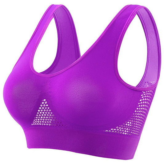 Plus Size Women's Small Chest Push-up Workout Running Yoga - MANDOTOS