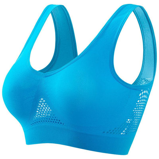 Plus Size Women's Small Chest Push-up Workout Running Yoga - MANDOTOS