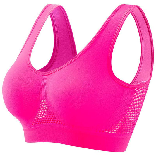 Plus Size Women's Small Chest Push-up Workout Running Yoga - MANDOTOS