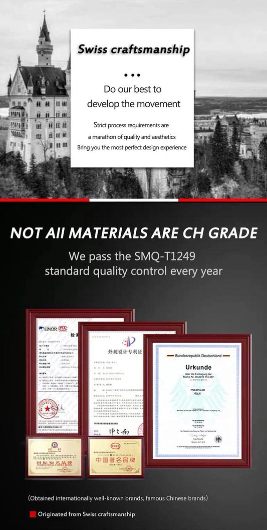 POEDAGAR Fashion Men Watch Luminous Waterproof Chronograph Date Man Wristwatch Square Stainless Steel Quartz Men's Watches Reloj - MANDOTOS