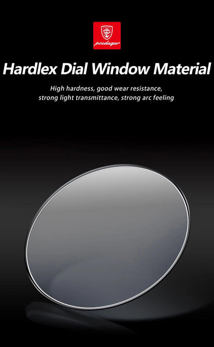 POEDAGAR Fashion Men Watch Luminous Waterproof Chronograph Date Man Wristwatch Square Stainless Steel Quartz Men's Watches Reloj - MANDOTOS