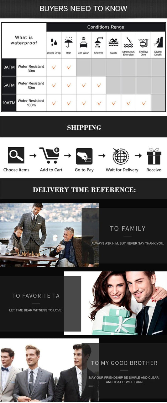 POEDAGAR Fashion Men Watch Luminous Waterproof Chronograph Date Man Wristwatch Square Stainless Steel Quartz Men's Watches Reloj - MANDOTOS