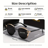 Polarized Fit Over Sunglasses for Women Thin Temple Anti Glare Sunshades for Driving - MANDOTOS INTERNATIONAL