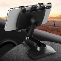 Portable Car Holder Rotatable Multifunction Dashboard/Rearview Mirror/Sun Visor Mount for iPhone Samsung Xiaomi Redmi Huawei - MANDOTOS INTERNATIONAL