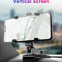 Portable Car Holder Rotatable Multifunction Dashboard/Rearview Mirror/Sun Visor Mount for iPhone Samsung Xiaomi Redmi Huawei - MANDOTOS INTERNATIONAL