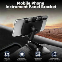 Portable Car Holder Rotatable Multifunction Dashboard/Rearview Mirror/Sun Visor Mount for iPhone Samsung Xiaomi Redmi Huawei - MANDOTOS INTERNATIONAL