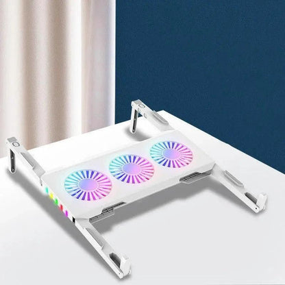 Portable Slim Smart Laptop Cooling Pad USB 3 Fans Gaming Laptop Cooler Fan For 17 Inch Cooler Plug Play For Notebook PC Laptop - MANDOTOS