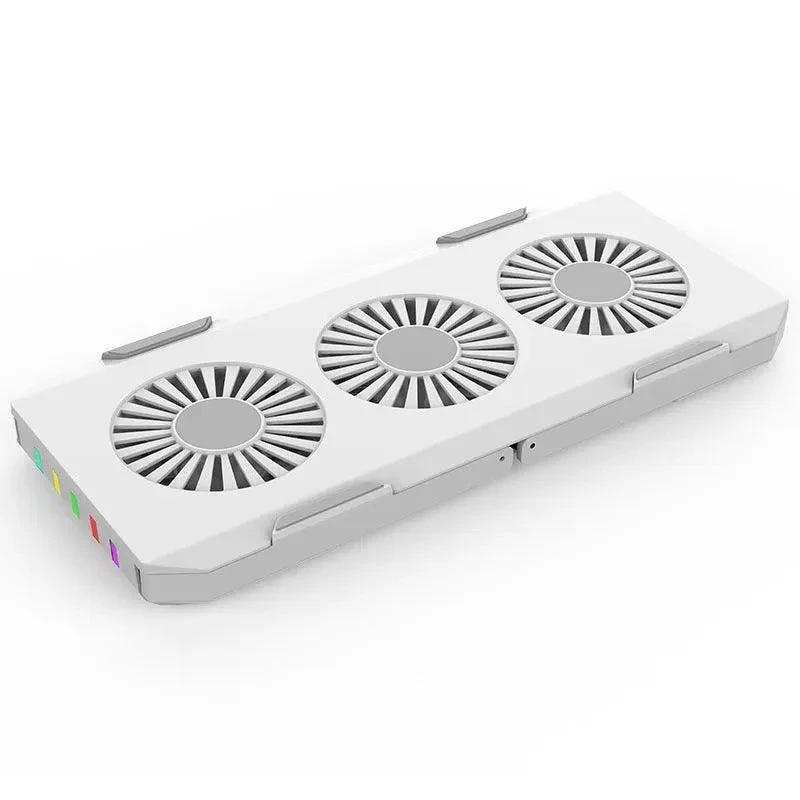 Portable Slim Smart Laptop Cooling Pad USB 3 Fans Gaming Laptop Cooler Fan For 17 Inch Cooler Plug Play For Notebook PC Laptop - MANDOTOS