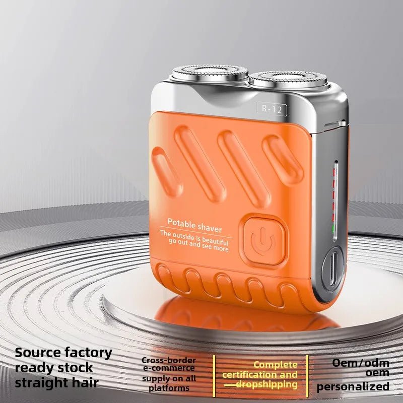 Portable Ultra-Clean Electric Shaver for Men Mini USB Power Razor for Face Body Bikini Shaving in Household - MANDOTOS INTERNATIONAL