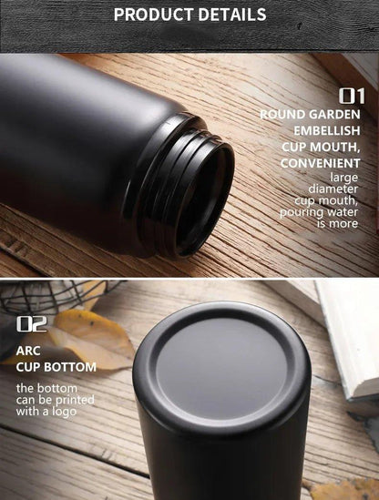 Portable Water Bottle Bicycle Riding Drinking Water Bottle Outdoor Sport Travel Mug Metal Stainless Steel Bottle - MANDOTOS