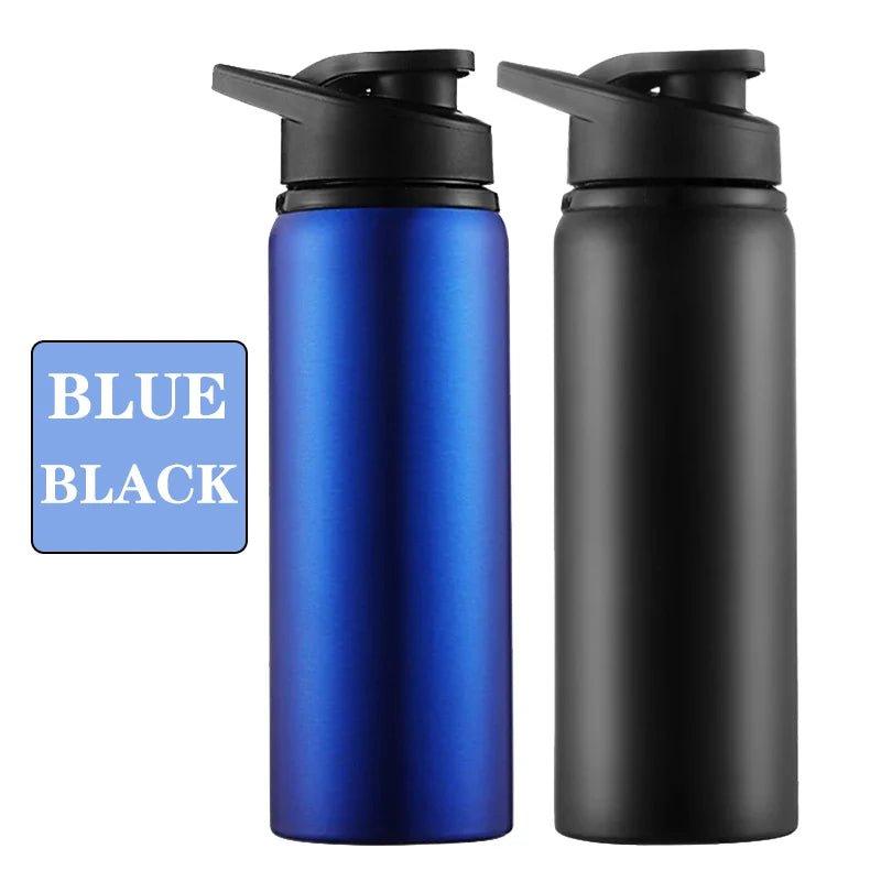 Portable Water Bottle Bicycle Riding Drinking Water Bottle Outdoor Sport Travel Mug Metal Stainless Steel Bottle - MANDOTOS