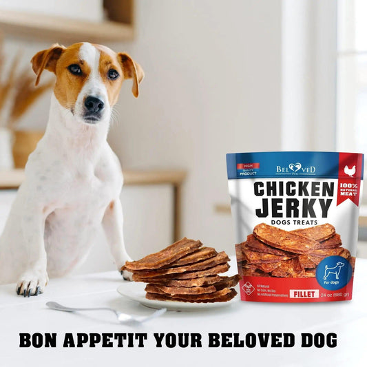 Premium Chicken Jerky Dog Snacks 1.5lb - MANDOTOS