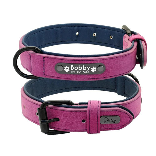 Premium Leather Dog Collar - MANDOTOS