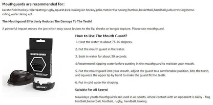 Professional Fighting Sports Mouthguard Boxing Mma Muay Thai Training Tooth Protection Set Children'S Fighting Tooth Guard - MANDOTOS