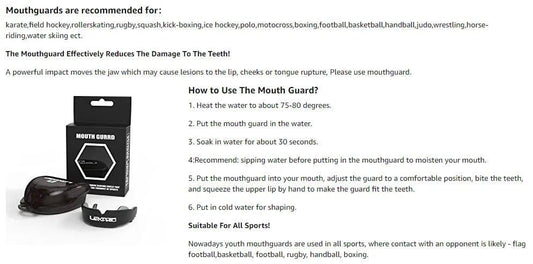 Professional Fighting Sports Mouthguard Boxing Mma Muay Thai Training Tooth Protection Set Children'S Fighting Tooth Guard - MANDOTOS