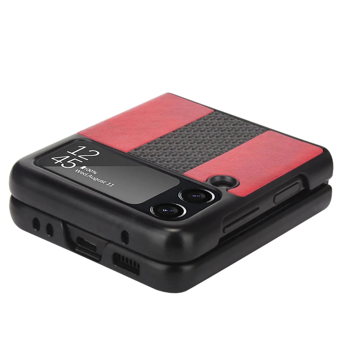 Samsung Z Flip 3 5G Leather Folding Case - MANDOTOS INTERNATIONAL