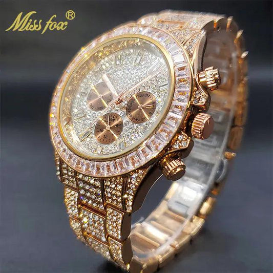 Gold Luxe Men's Waterproof Watch - MANDOTOS