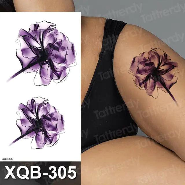 Floral Essence Body Art Tattoo - MANDOTOS