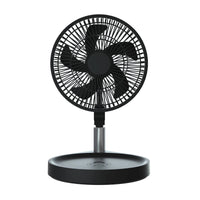 Rechargeable Outdoor Standing Fan with Remote, Adjustable Height, 4-Speed, LED Light, Power Bank, Portable for Home & Travel - MANDOTOS INTERNATIONAL