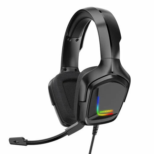 ONIKUMA K20 RGB Gaming Headset with Immersive Sound & Adjustable Mic - MANDOTOS