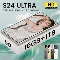 S24 Ultra 7.3 5G French/Spanish/English Smartphone 108MP Rear Camera 12GB+256GB Business Travel 65W Quick Charge CDMA - MANDOTOS INTERNATIONAL