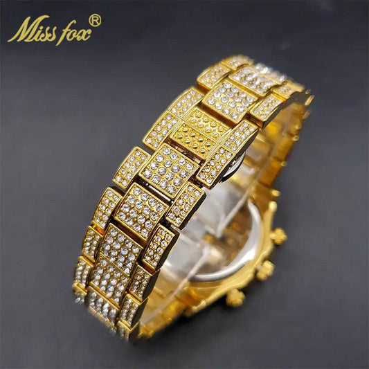 Gold Luxe Men's Waterproof Watch - MANDOTOS