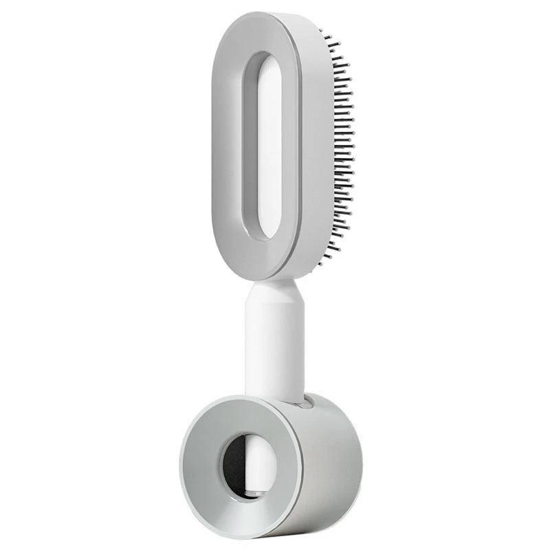 Self-Cleaning Hair Brush with Scalp Massage - One-Click Cleaning - MANDOTOS