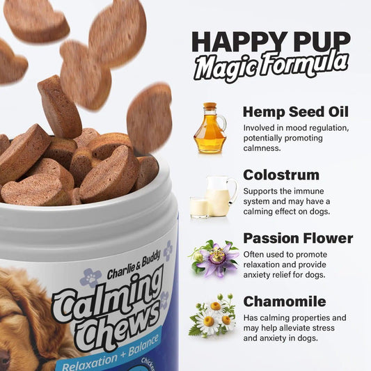 Serenity Dog Chews - 90 Chicken Flavor - MANDOTOS