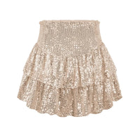 Sexy African High Waist Sequin Mini Skirts - Dashiki Summer Clothes for Women - MANDOTOS INTERNATIONAL