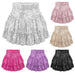 Sexy African High Waist Sequin Mini Skirts - Dashiki Summer Clothes for Women - MANDOTOS INTERNATIONAL