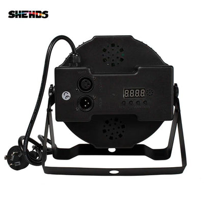 SHEHDS HOT LED Flat Par 7X18W/7X12W RGBWA+UV/RGBW Light Family Birthday Party Theater Wedding Christmas Lights - MANDOTOS