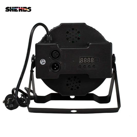 SHEHDS HOT LED Flat Par 7X18W/7X12W RGBWA+UV/RGBW Light Family Birthday Party Theater Wedding Christmas Lights - MANDOTOS