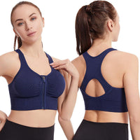 Shockproof Push Up Plus Size Running Yoga Fitness Sports Bra - MANDOTOS